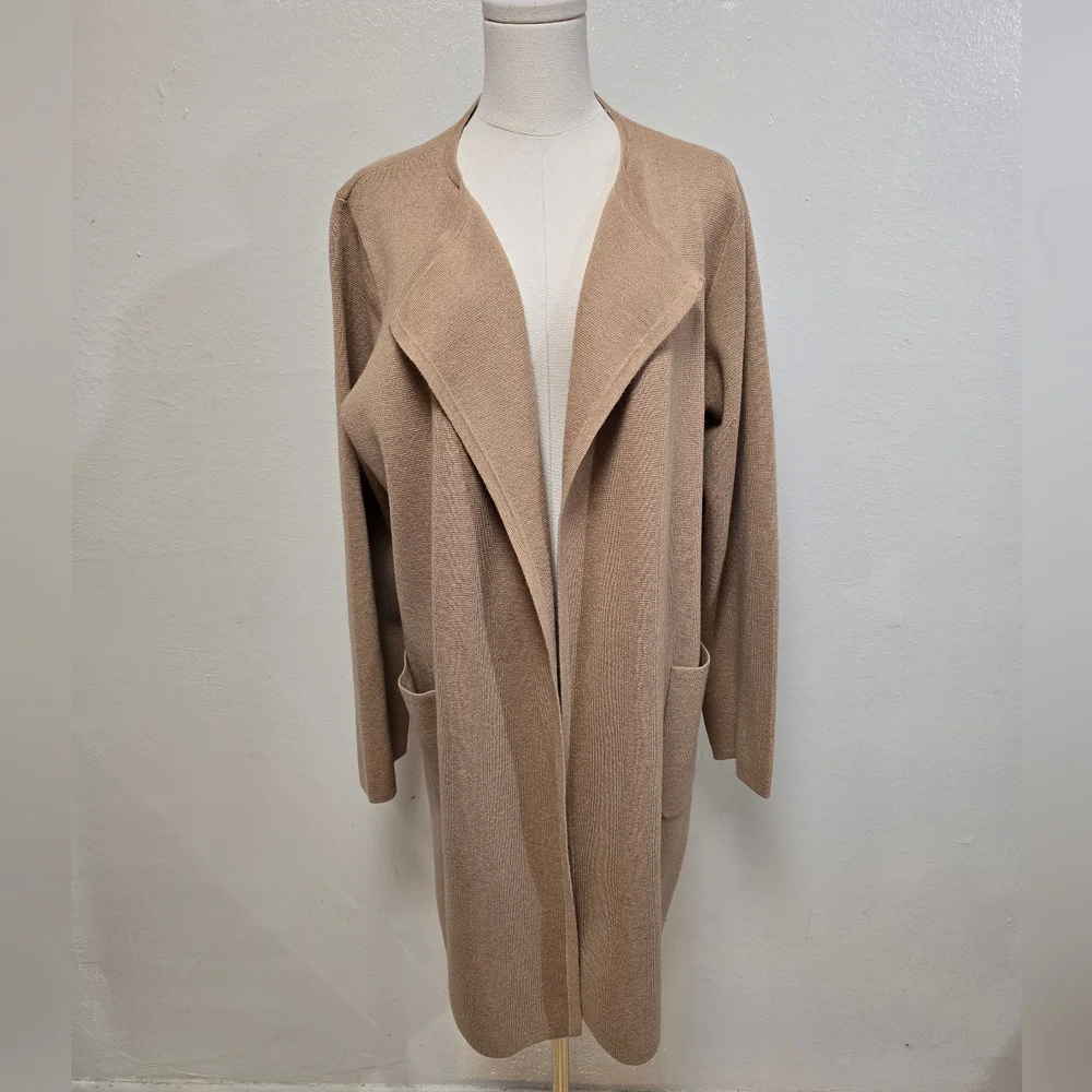 J. Crew Long Sweater Blazer with Side Slits Size Large NWT